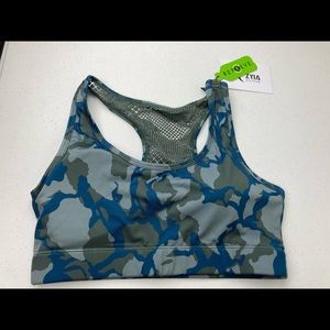 Zyia olive camo bomber bra NWT XL